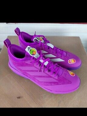 Adidas Adizero Impact SOMOS Men's Size 16 Baseball Cleats Purple Suede JS2981